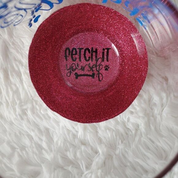 Dog Mom Wine Glass, Fur Mama Tumbler, Gift for Pet Lovers - Picture 4 of 7